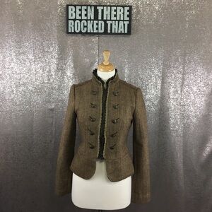 Willi Smith tweed military jacket